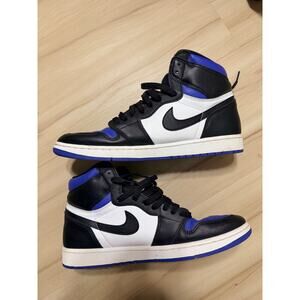 Preowned Men's Air Jordan Retro 1 Royal Toe EUC Sz 13